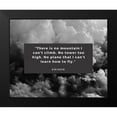 thumbnail image 2 of ArtsyQuotes 14x12 Black Modern Framed Museum Art Print Titled - Eminem Quote: No Tower Too High, 2 of 5