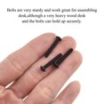 thumbnail image 4 of Hex Socket Thread Allen Button Head Cap Screw Bolt M3x20mm Thread Pitch Drive Easier to Grip Deep Neat Thread Secure Solid Not Slippery Damage Loose 10.9 Grade Black Oxide Carbon Steel 60pcs, 4 of 6
