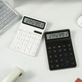 thumbnail image 4 of Necvior 12 Digit Desktop Calculator with Solar Power for Students and Professional, 4 of 16