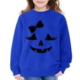 thumbnail image 5 of Mercatoo Halloween Pullover for Kids Unisex Crewneck Graphic Long Sleeve Sweatshirt Printed Casual Pullover Tops, 5 of 6