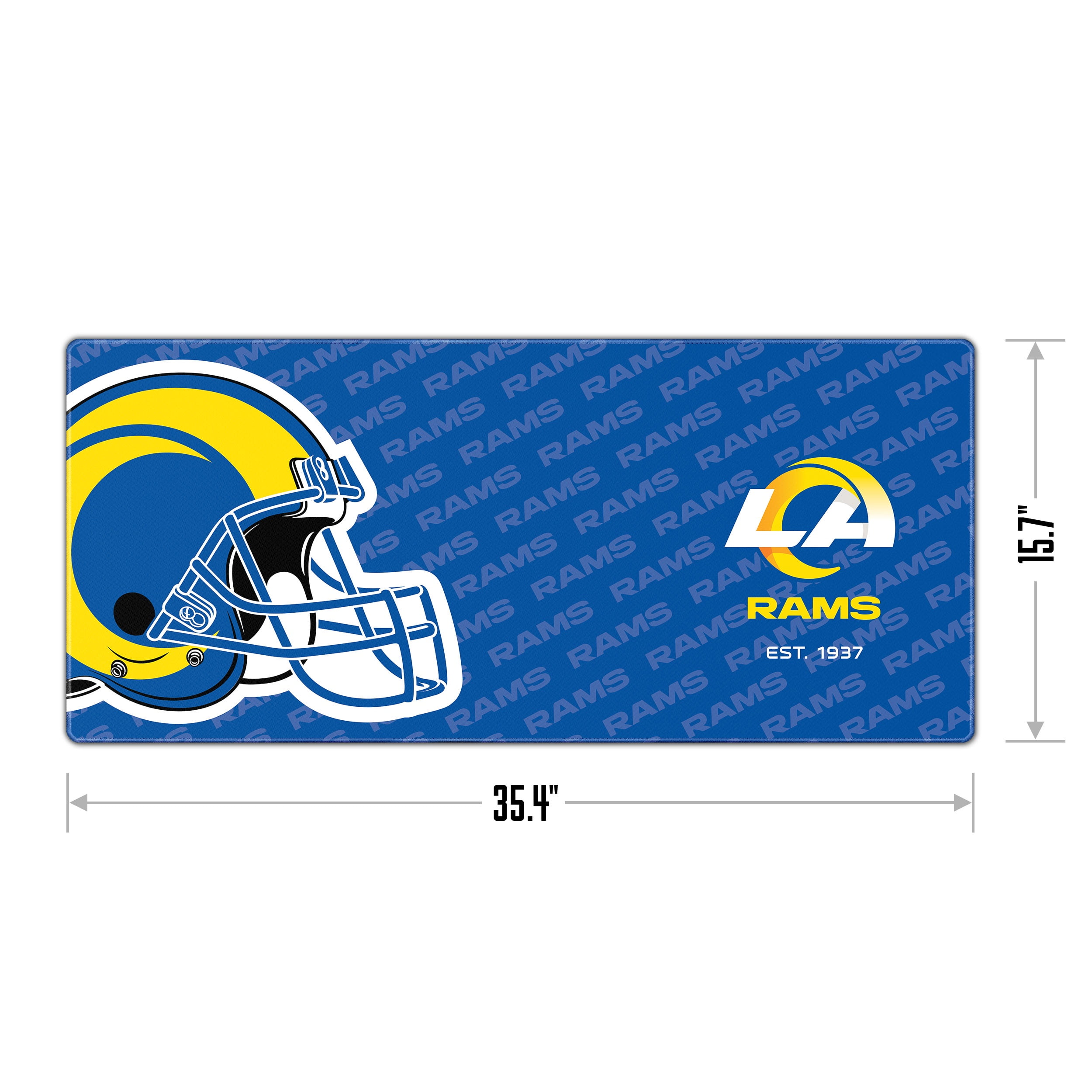 YouTheFan NFL Los Angeles Rams Logo Series Desk Pad