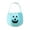 A001- Blue Ghost (A), variant on Halloween Pumpkin Trick Or Treat Bucket 10 Inch Light Blue Plush Trick Or Treat Bag for Student Halloween Candy Bucket with Handle Halloween Party Favor Supplies Blue Party Decor,