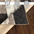 thumbnail image 3 of BNM Patchwork Geometric Indoor Area Rug, 12' x 15', Chocolate, 3 of 9