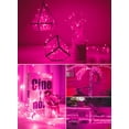 thumbnail image 6 of USB Plug In Fairy Lights, 33ft 100 LED Micro Copper Wire Fairy String Lights for Indoor Bedroom, Christmas, Parties, Wedding, Centerpiece, Decoration,Pink, 6 of 7