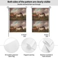 thumbnail image 4 of Sigee Three Horses Oil Painting for Live Happy Decorative Small Garden Flag,Double Sided Yard Flags Holiday Garden Flags for All Seasons, 4 of 9