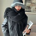 thumbnail image 1 of Bufanda de mujer estilo coreano de moda que combina con todo estudiante cálido mohair bufanda gruesa chal hombres pareja, 1 of 6