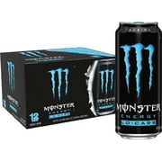 Monster Energy Lo-Carb, Energy Drink, 16 fl oz, 12 Pack
