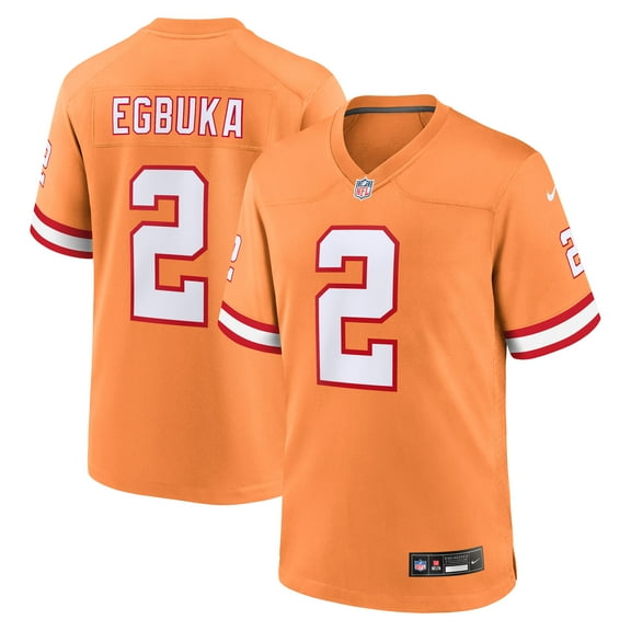 Men's Nike Emeka Egbuka Creamsicle Tampa Bay Buccaneers Alternate 2 Game Jersey