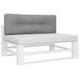 thumbnail image 4 of Pallet Cushion VidaXL, contemporáneo, repelente al agua gris para exteriores, 4 of 9