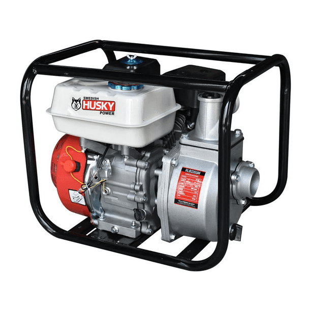 Motobomba Autocebante 6.5 Hp 2x2 4 Tiempos SWEDISH HUSKY POWER RLB2265M