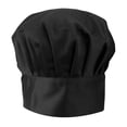 thumbnail image 1 of Gorro Chef para Camarero Hotel Gorro Tela para Pastelería Gorro Seta Plisado para Hombres Y Mujeres Gorro Chef Ajustable Con Banda Elástica (negro), 1 of 7