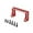 Red, variant on RC Car Servo Mount Bracket Steering Gear Seat Aluminium Alloy Precision for 1/24 Micro B 244016 RC Cars