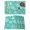 Teal White Green, variant on Placemats Set of 4, Blue Beige Ombre Coastal Woven Placemat, Linen Place Mats for Kitchen/Dining Tables, Nautical Beach Starfish Coral Summer Washable Table Mats for Party