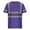 Purple, variant on VBTAPA High Visibility Short Sleeve T Shirts for Men Women Safety Reflective Strips Daily Work Construction Shirt Black M