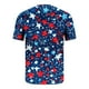 thumbnail image 4 of Tops para hombre, blusas y camisas de manga corta con cuello redondo para hombre, jersey informal con cuello redondo estampado para hombre, pantalones cortos deportivos para fitness, blusa de poliéste, 4 of 5