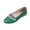 Army Green, variant on Womens Bling Rhinestone Pointed Flat Shoes Comfort Slip On Low Heel Wedding Dress Shoes Ballet Flat Shoe