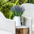 thumbnail image 6 of 10/20 Bundles Artificial Flowers for Outdoors, Artificial Lavender Fake Flowers, Outdoor UV Resistant Faux Plants Plastic Greenery for Wedding Bouquets, Garden Patio Window Box Indoor Outdoor Decor, 6 of 8