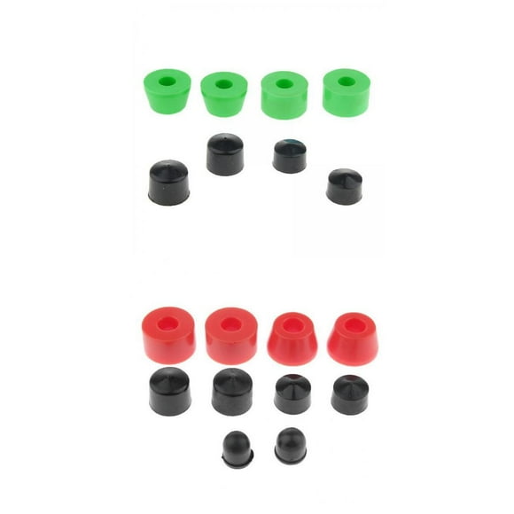20 piezas bujes de monopatín para Longboards Deck Truck de reconstrucción, accesorios de monopatín para hombres y mujeres al aire libre Macarena Reemplazo del buje del monopatín