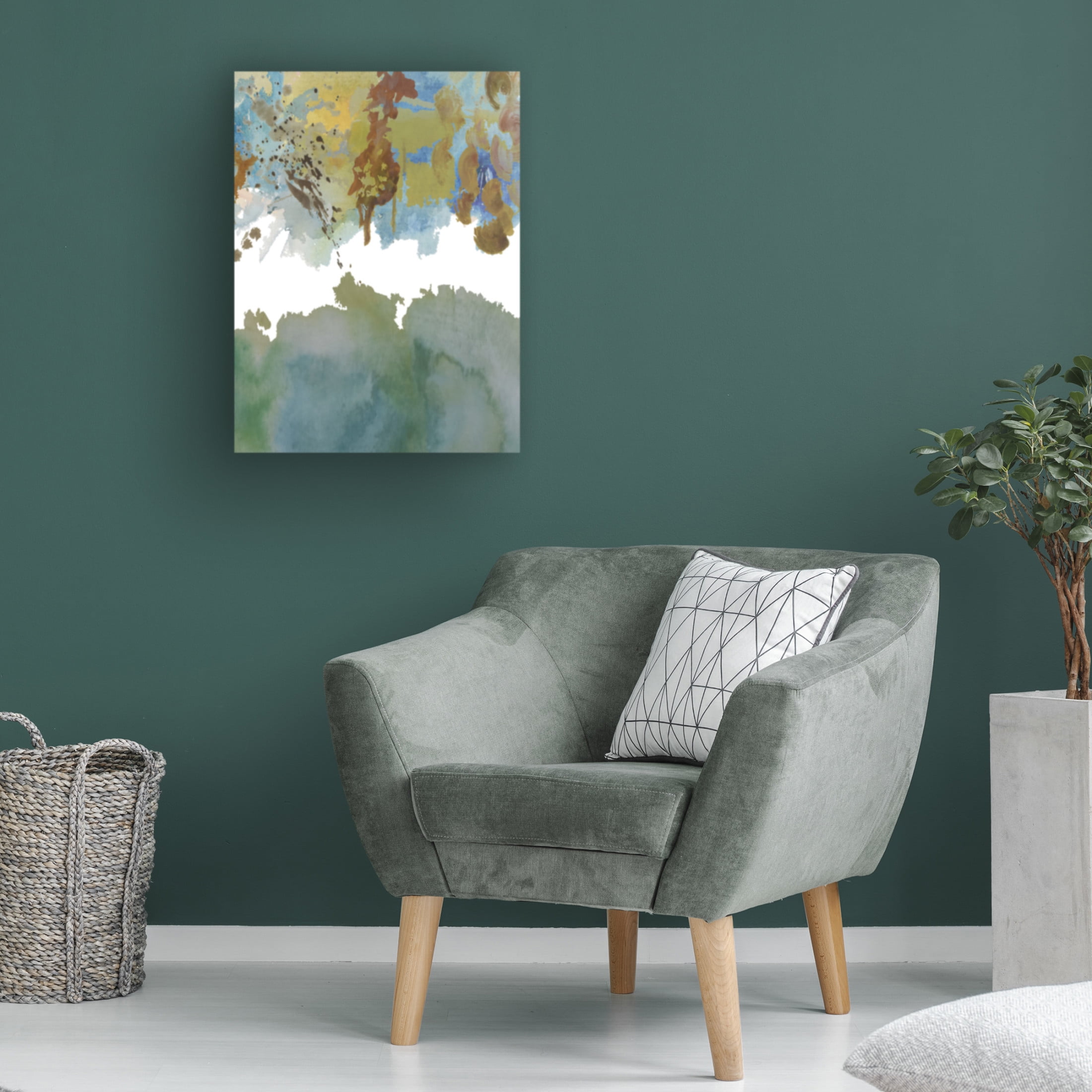 Canvas Wall Art - Maliq 'Rhapsody Of The Clouds 2' Wall Art for Living Room, Bedroom, or Office Décor by Trademark Fine Art - 18 x 24 Inches