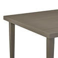 thumbnail image 6 of Silvana Outdoor Aluminum Gray Rectangle Dining Table, 6 of 6
