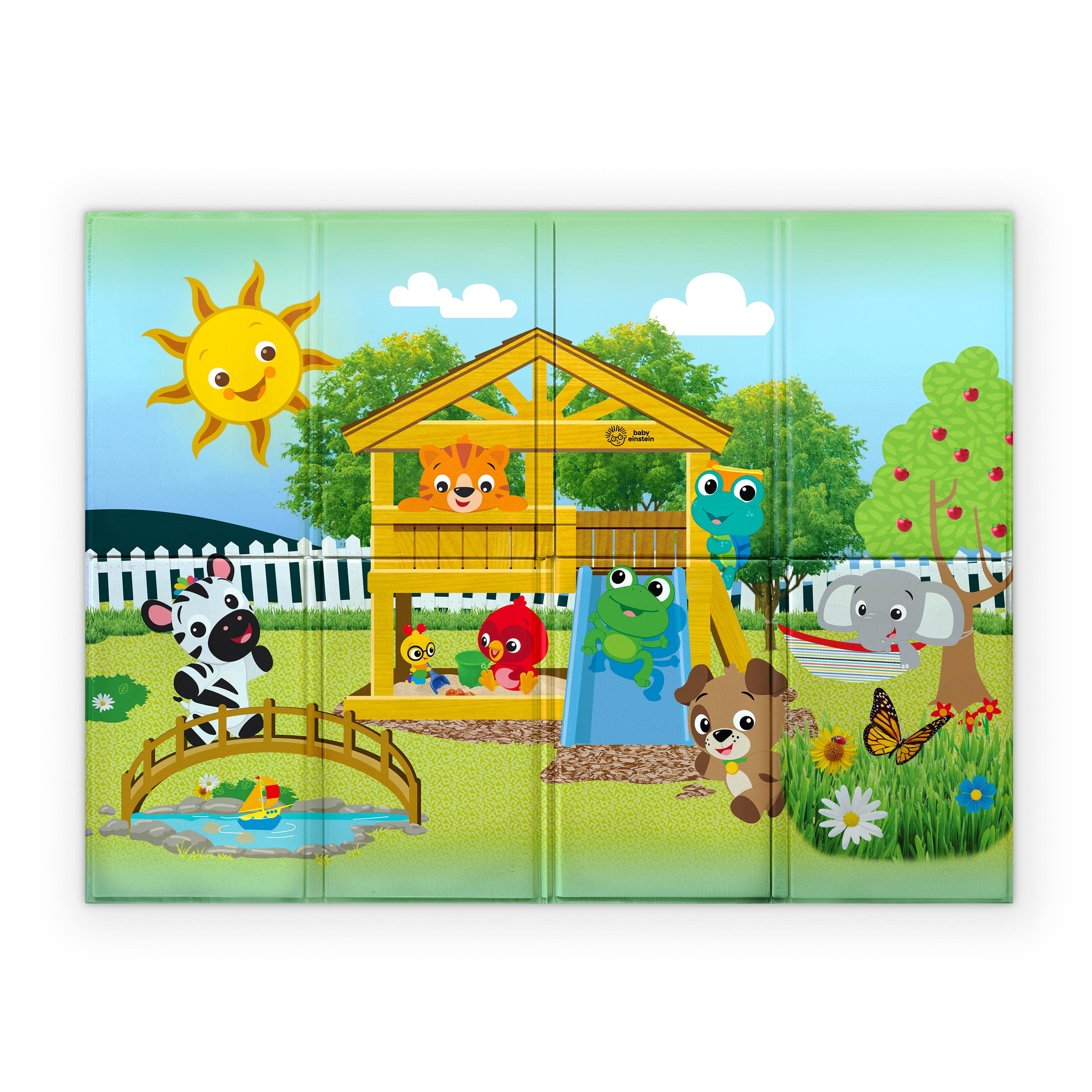 Baby Einstein Anytime Playground Large Foldable Play Mat, Newborns