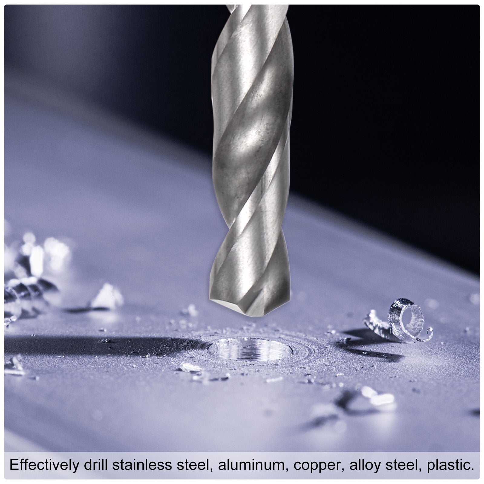 Uxcell Solid Carbide Twist Drill Bit 11mm YG6X/C3 Micro-Grain Carbide for Drilling Metal Plastic