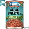 Kuner's Southwest - Salsa Tomatoes With Mild Jalapenos -14.5 Oz. Can