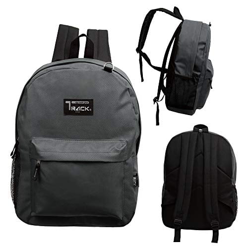 17 Inch Wholesale Backpacks In 3 Assorted Colors Bulk Case of 24 Classic Bookbags
