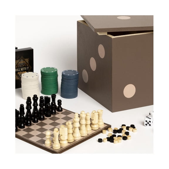 Studio Mercantile 5-in-1 Dice Box Game Set