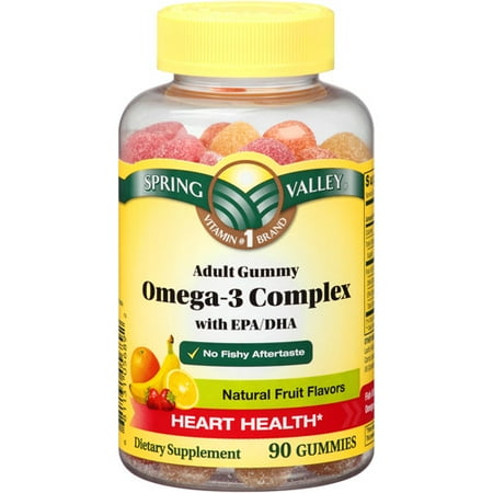 Spring Valley Adult Gummy Omega-3 Complex with EPA/DHA, 90 count