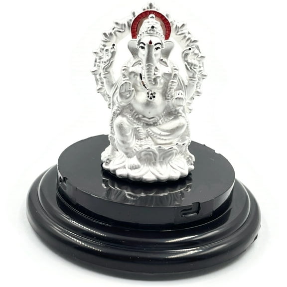 999 Pure Silver Ganesh idol / Statue / Murti (Figurine #36)