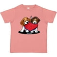 thumbnail image 3 of Inktastic Beagle Heartfelt Duo Boys or Girls Toddler T-Shirt, 3 of 5