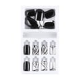 thumbnail image 1 of Faux Ongles Réutilisables à Coller Ongles Pressés Couverture Complète Faux Ongles 24 Pcs, 1 of 2