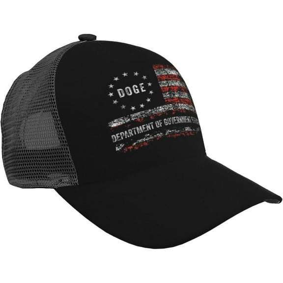 Baseball Cap Men Doges D-O-G-E. Snapback Trucker Hat for Men's Ball Hat Department-of-Government-Efficiency Caps