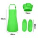 thumbnail image 2 of Conjunto de delantal y gorro de chef para niños, delantal con pechera ajustable para niños, 2 of 5