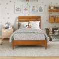 thumbnail image 2 of Savannah Twin Solid Wood Low Profile Platform Bed in Light Toffee, 2 of 14