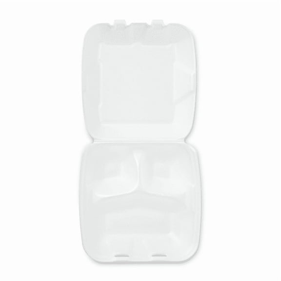 Great Value Foam 3-Compartment Hingelid Container 12ct
