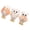 Orange, variant on Resins Owl Sculptures Set of 3 Unique Hear No See No Speak No Animal Figurines Ornaments for Home and Office Desk Decors