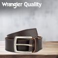 thumbnail image 7 of Wrangler Men's Pebble Leather Belt, 38mm Casual Waist Belt for Jeans, Father's Day Gifts, 7 of 7