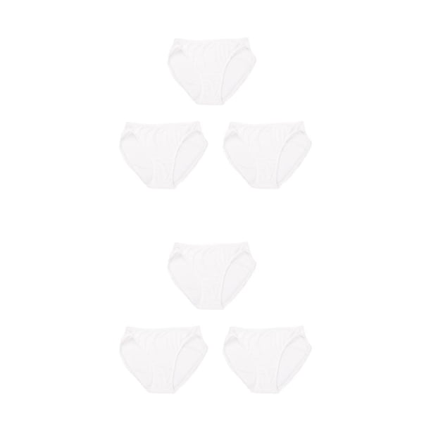 Sonducket Bragas de 3 piezas, ropa interior de tiro medio, lencería Sexy, calzoncillos cómodos, sin costuras, diario, blanco XL Blanco SG 2Conjunto
