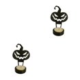 thumbnail image 4 of Wosthever Candelabros hechos de hierro con artesanía exquisita para decoración de Halloween candelabro de casa embrujada D D 2piezas, 4 of 6
