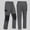 Dark Gray, variant on NTACZA Men Pants Zipper Hiking Blue Pants Construction Color Block Ripstop Cargo Pants Fall Trouser Men L