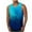 Blue, variant on Titcea Tank Tops Men Gradient Pattern Printed Round Neck Sleeveless T-Shirts Summer Outdoor Running Beach Vacation Causal Shirts