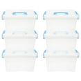 thumbnail image 1 of BESTYASH 6Ud Caja Organizadora De Plástico Con Asa Para Escritorio Multiusos Resistente Y Portátil, 1 of 8