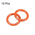 thumbnail image 3 of Uxcell Round Spring O Rings, 27mm/ 1.06" Trigger Buckle Snap, Carbon Steel Orange, 12 Pack, 3 of 5