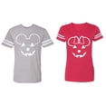thumbnail image 4 of Matching Couple Cotton Jerseys (Men Heather / Women Red) (Men S / Women L), 4 of 4