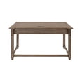 thumbnail image 4 of Traditional Wood Writing Desk Office Table Writing Table Light Brown, 4 of 13