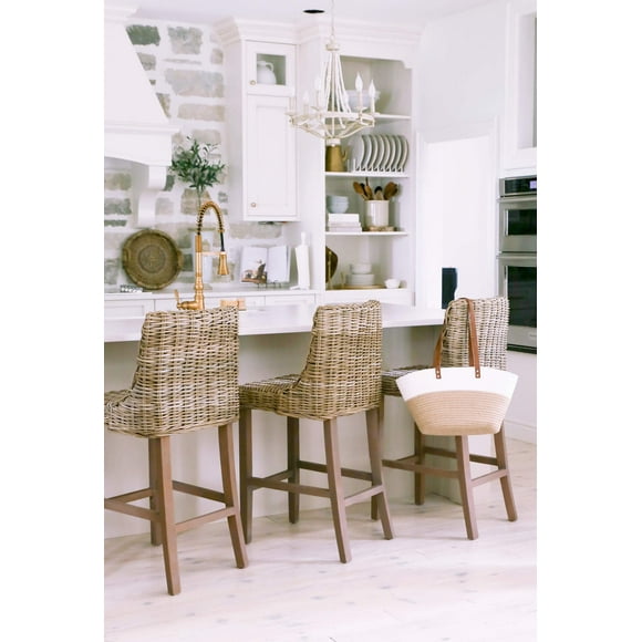 RATTAN COUNTER STOOL