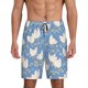 thumbnail image 1 of Balery Funny Chicken Pantalones cortos de pijama de punto de algodón para hombre con cinturilla y bolsillos-Large, 1 of 6