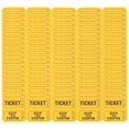 thumbnail image 1 of HLONK 100 Pcs Billets d'Entrée avec Informations Bébé Voyage Jaune, 1 of 8